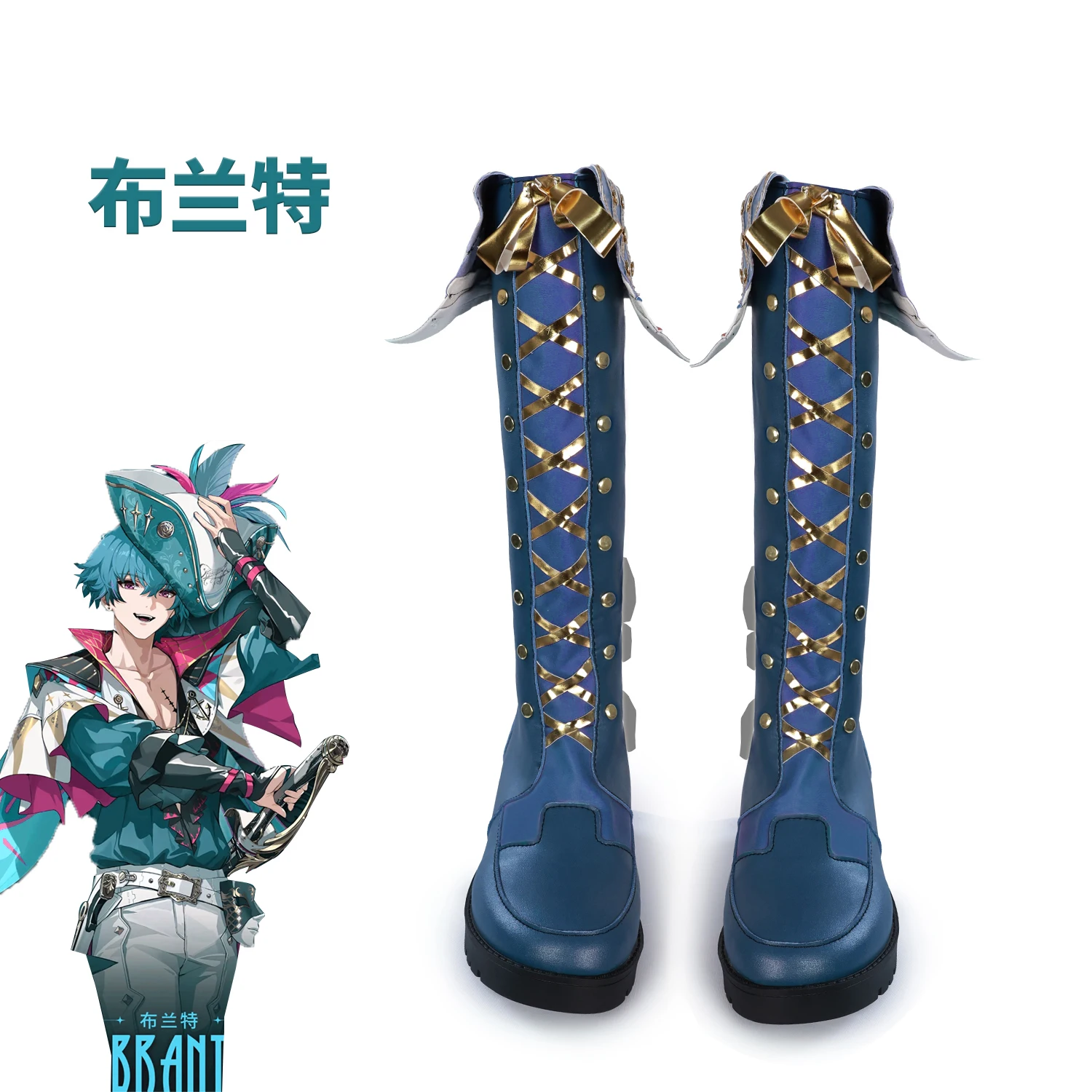 

Wuthering Waves Brant Cosplay Shoes Anime Boots Halloween Carnival Fiesta