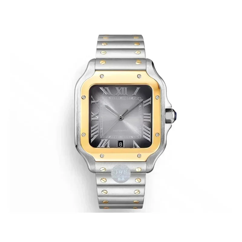 ساعة VIP2025KDY 42 ملم من سلسلة Santos للرجال فاخرة ونبيلة وعصرية ورائعة