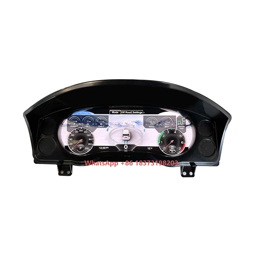 

ZWNAV 12.3" LCD 1920*720 Digital Cluster for LC200 2008-2020 Car Dashboard Instrument Panel Multifunctional Speedometer