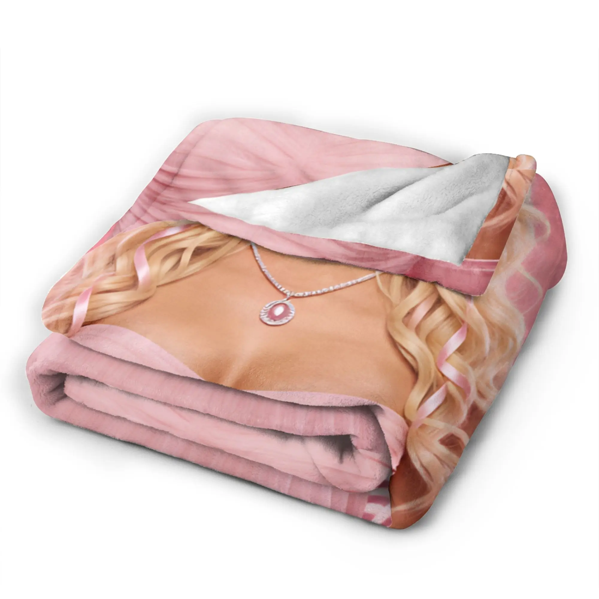 M-Madonnas  Blanket  Warm Graphic Plush Throw Blanket For Children Living Room Flannel Bedspread Bed Cover