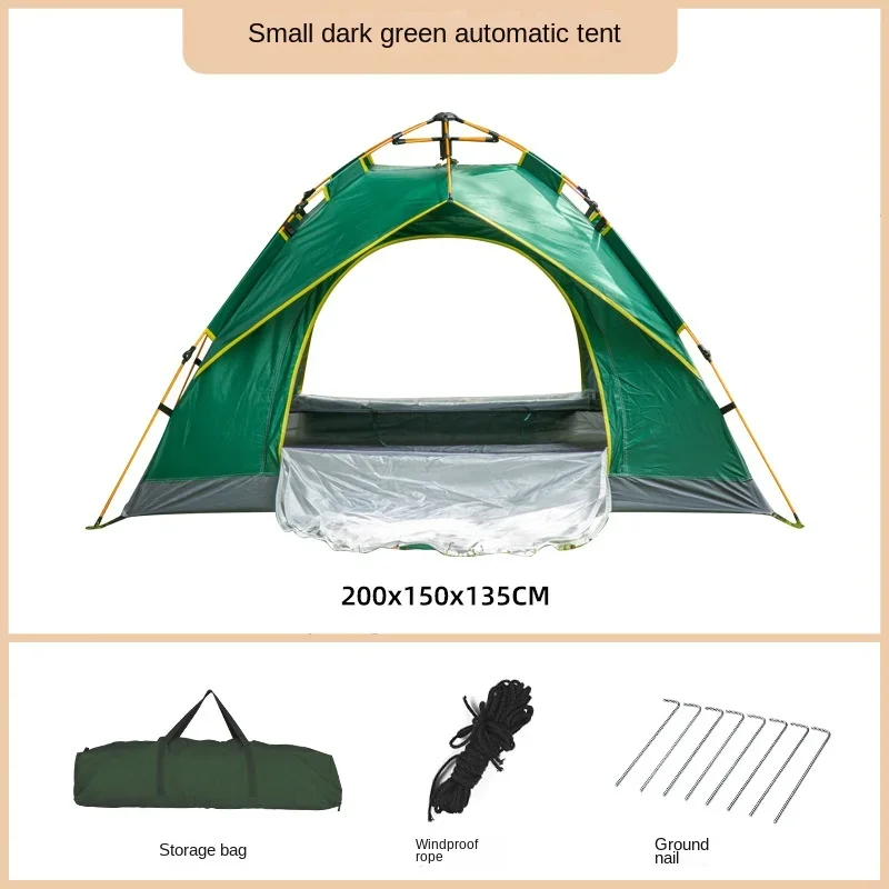 Tent Outdoor Portable Folding Fully Automatic Camping Beach Quick Opening Camping  1 - 2 Person Tent