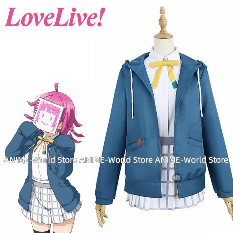 

Love Live! Nijigasaki High School Idol Club Rina Tennoji School Uniform Outfit Anime Customize Cosplay Costumes