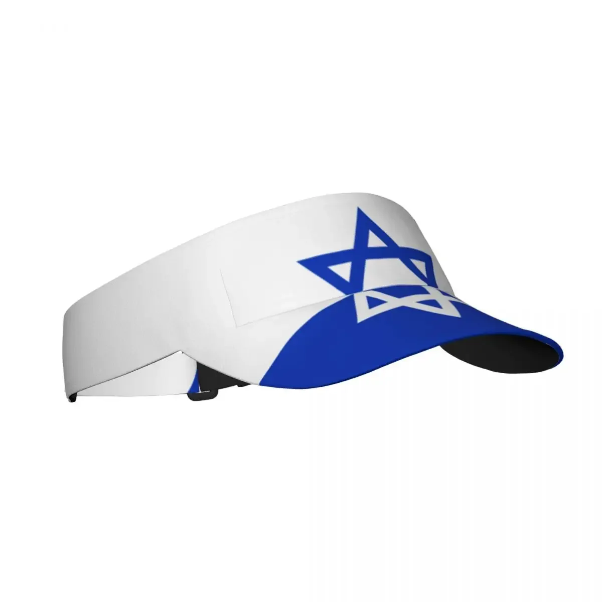 Summer Air Sun Hat Flag Of Jewish Fighting Organization Visor UV Protection Sports Tennis  Running Sunscreen Cap