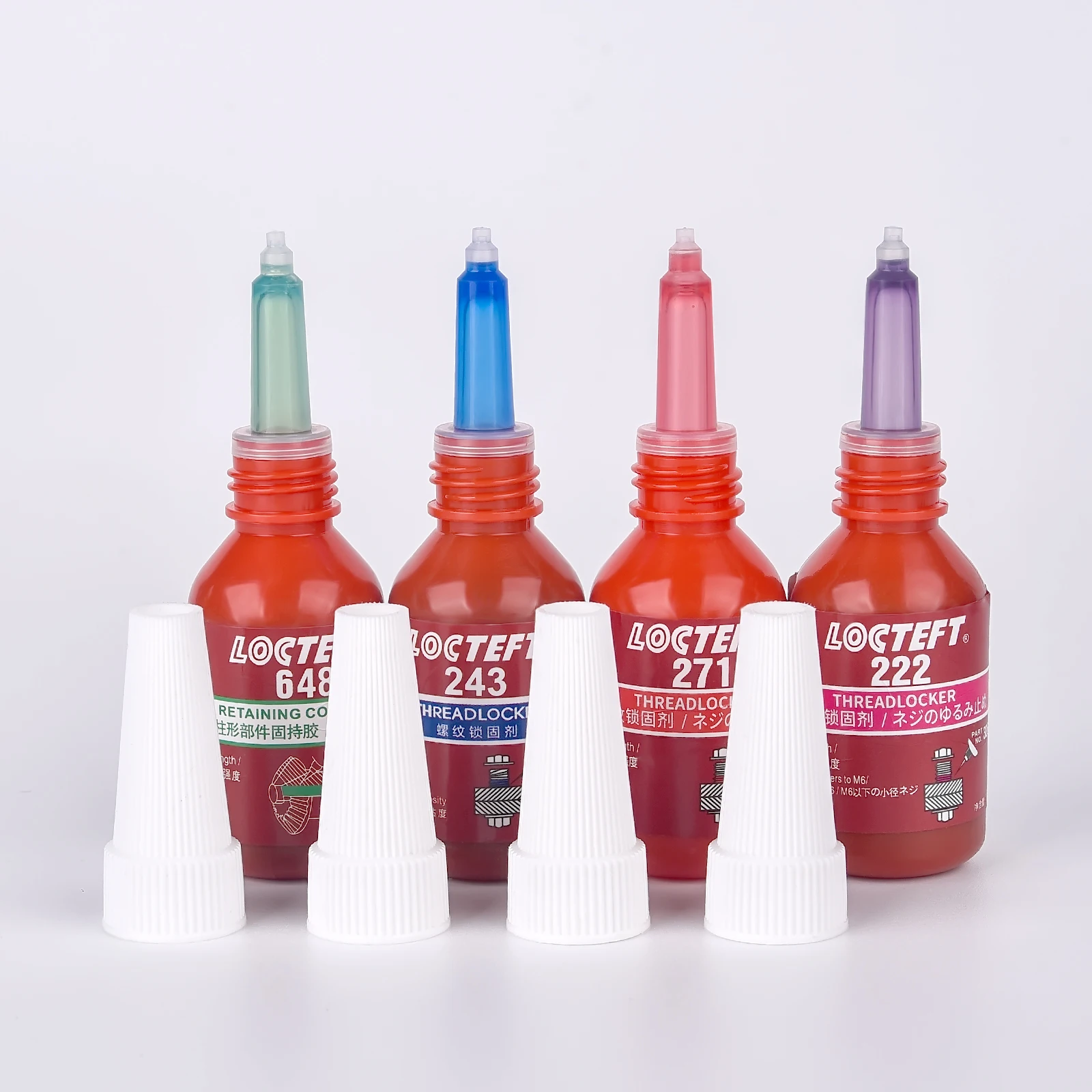 Colle à vis pour bloqueur de filetage, 10ml, Agent de verrouillage de filetage rapidement durci, adhésif anaérobie, colle Anti-desserrage résistante à la Corrosion