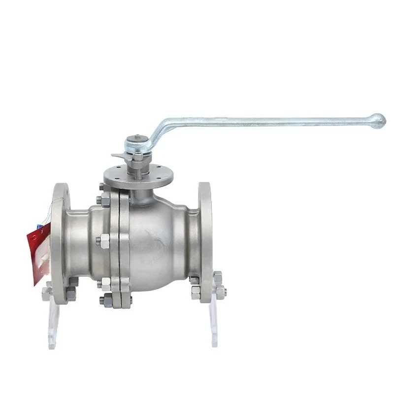 

Q41Y-PN16 Flanged high platform flanged floating ball valve