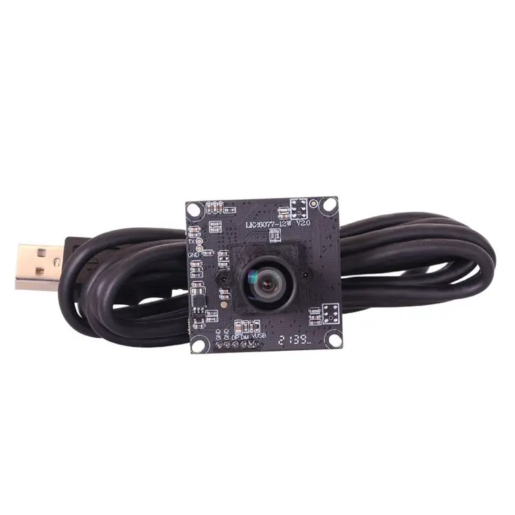 4K IMX577 38mm 3mm 100degree distortionless PCBA Industrial machine vision Face Recognition Infrared usb industrial camera modul