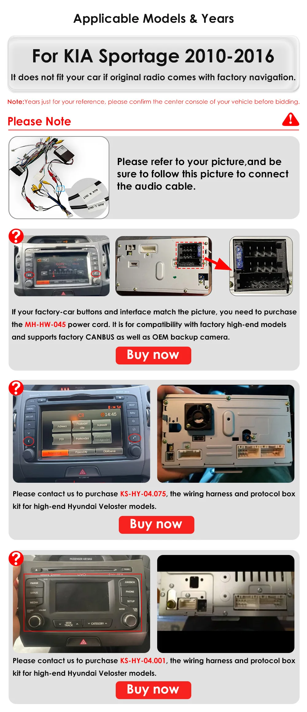 Hizpo 2 Din Android Auto Radio For KIA Sportage 3 2010-2016 2015 Carplay 4G Car Multimedia GPS 2din Autoradio WIFI RDS DSP 4G BT