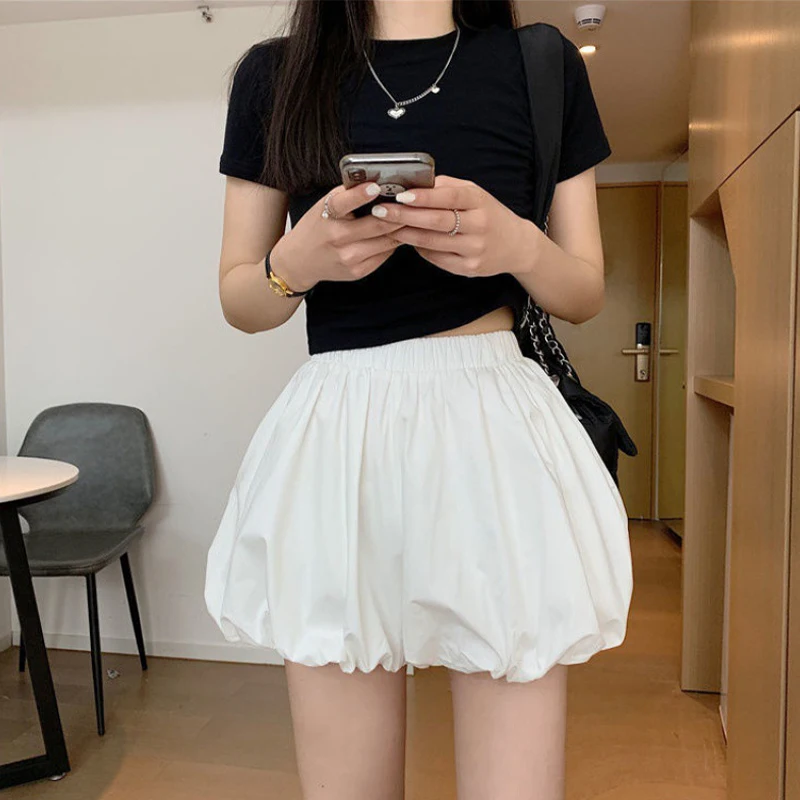 

Summer Fashion Korean Style High Waisted Loose Casual Bud Shorts For Women