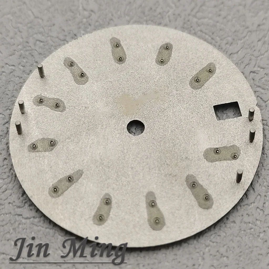 جودة عالية 28.5 مللي متر أبيض أخضر أسود أزرق نافذة التاريخ الأخضر مضيئة العقيم الهاتفي صالح NH35 /NH36/4R/7S الحركة التلقائية