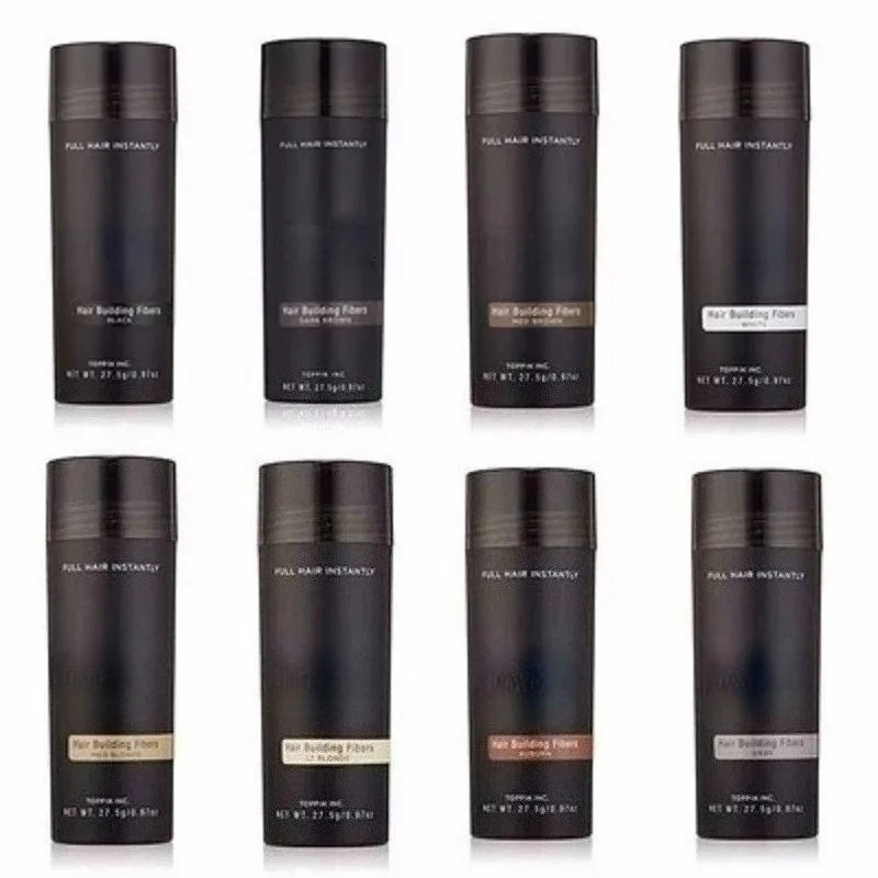 Fibras Capilares de Queratina, Spray Engrosador Original, Polvo para el Crecimiento del Cabello, Rejuvenecimiento de Pelucas para Hombre y Mujer, Fibras Capilares para la Pérdida de Cabello