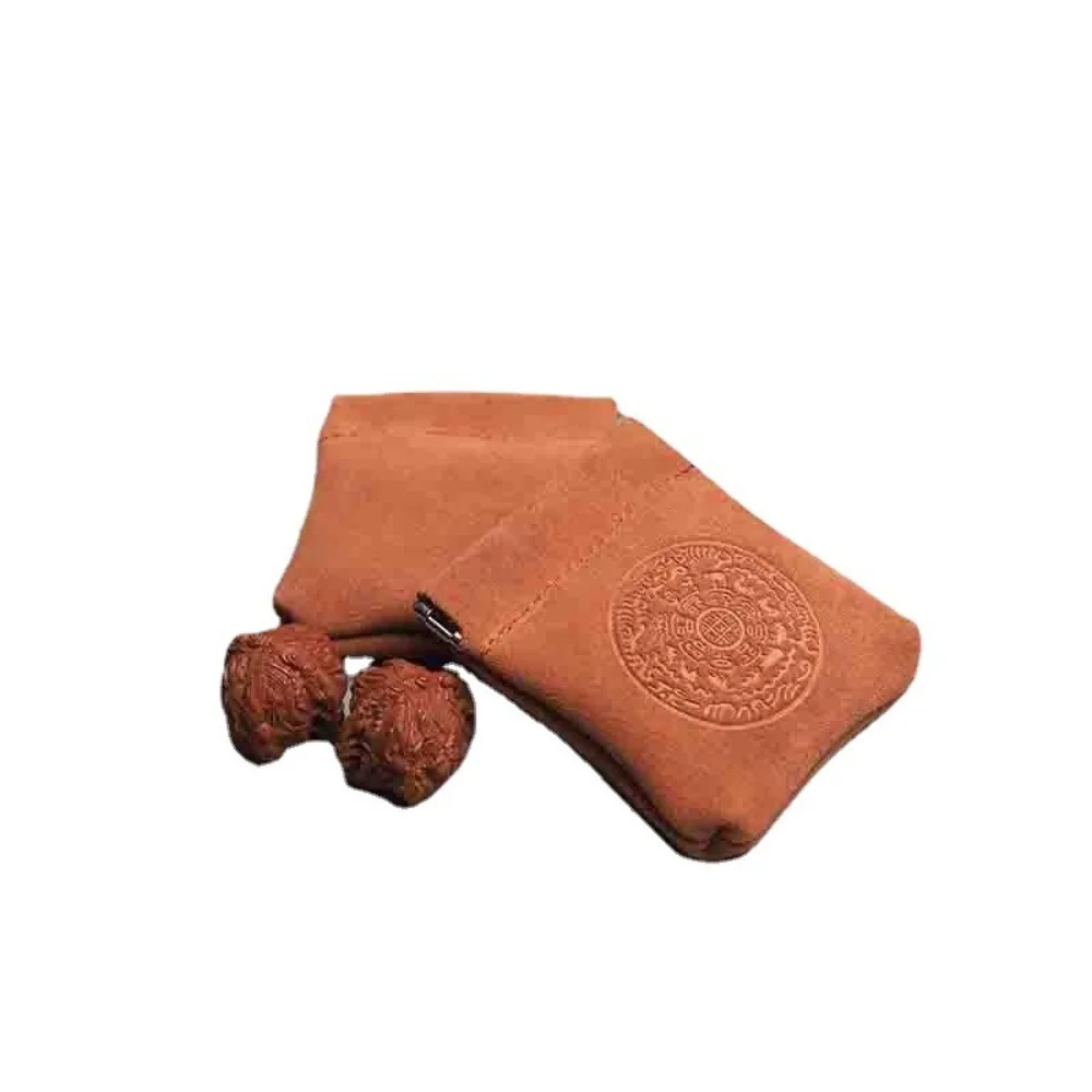 แบบพกพากระเป๋าเก็บเครื่องประดับสร้อยข้อมือแหวน Cowhide หนังผู้ถือเครื่องประดับกระเป๋าต่างหูสร้อยคอกระเป๋าเหรียญสแควร์