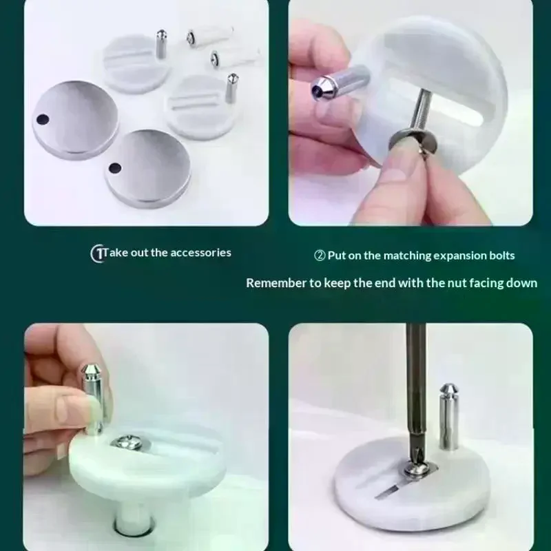 Seats Toilet Hinges Accessories Fixing Bolts Plumbing & Fixtures Stainless Steel Toilet Lid Hinge For Back-to-wall 1Pair Toilet