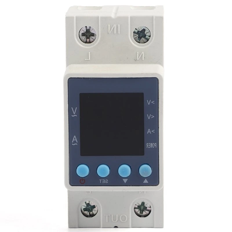 t19c-adjustable-current-voltage-over-under-voltage-protector-120vac-63a-relay-with-led-display-multifunctional