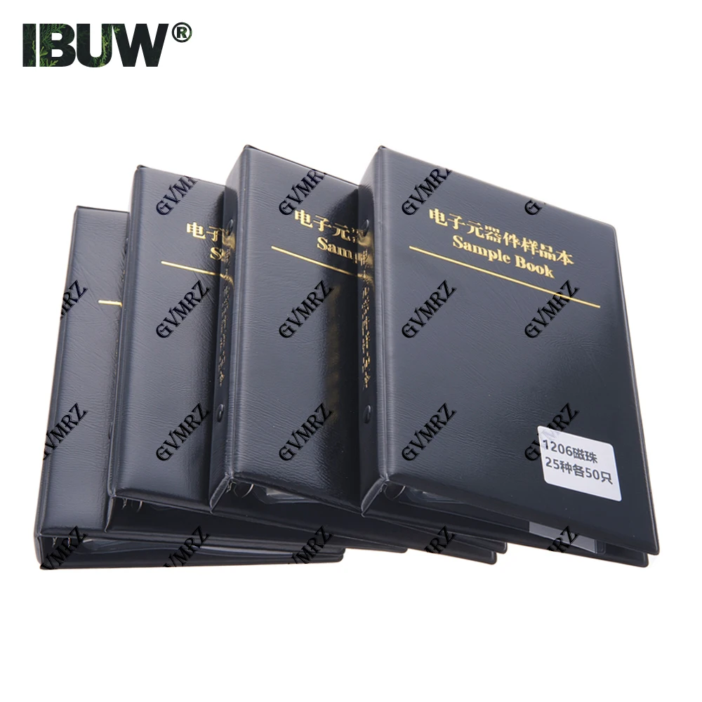 0402 0603 0805 1206 SMD Ferrite Bead Inductance Sample Book Magnetic Laminated Sheet Magnetic Beads Inductance Book Sample Kit