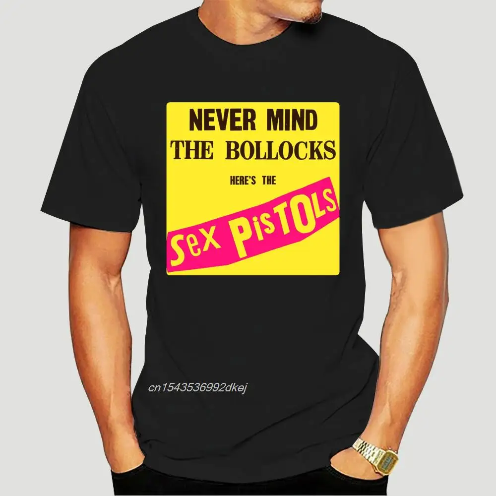 

New Sex Pistole - Never Mind The Bollocks Mens Black T-Shirt Tops Wholesale Tee Custom Environtal Printed Tshir 3908A