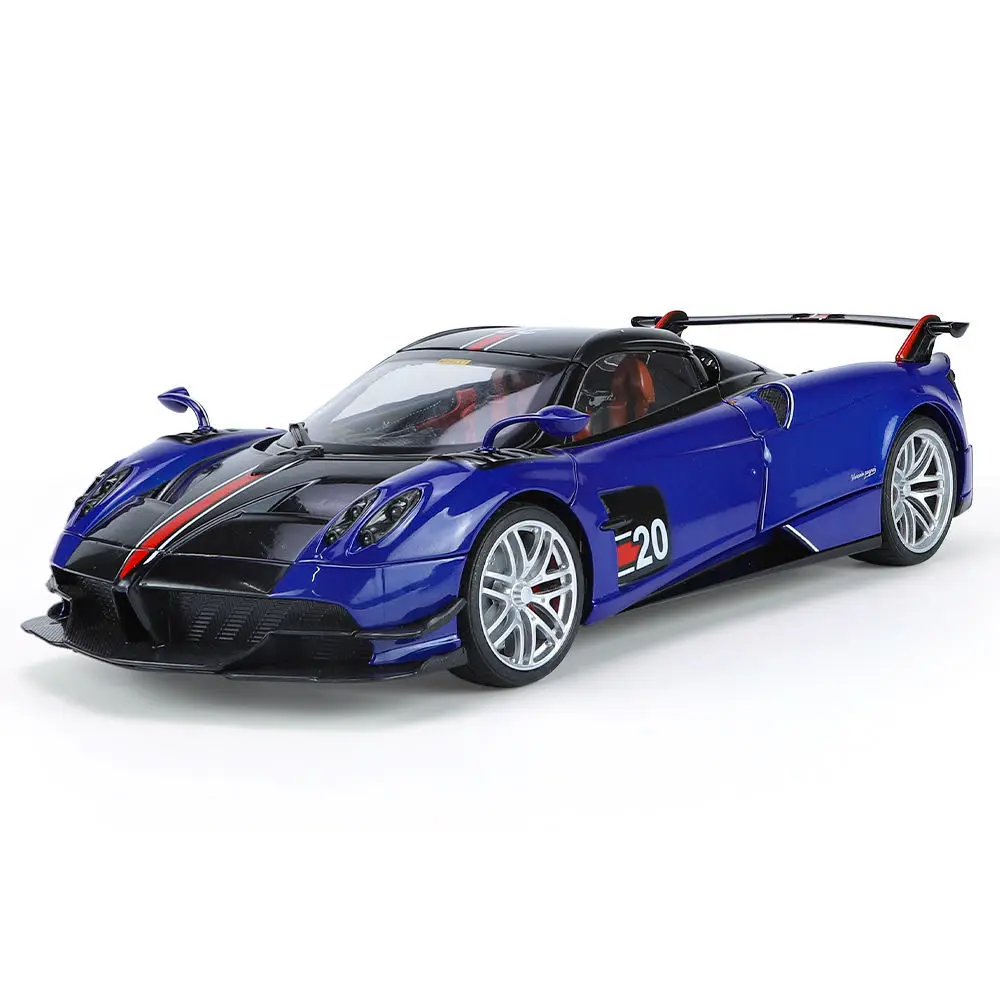 Diecast Grote 1/18 Huayra BC Supercar Legering Diecast Model Auto Geluid & Licht Simulatie Collectie Verjaardagscadeau Speelgoed
