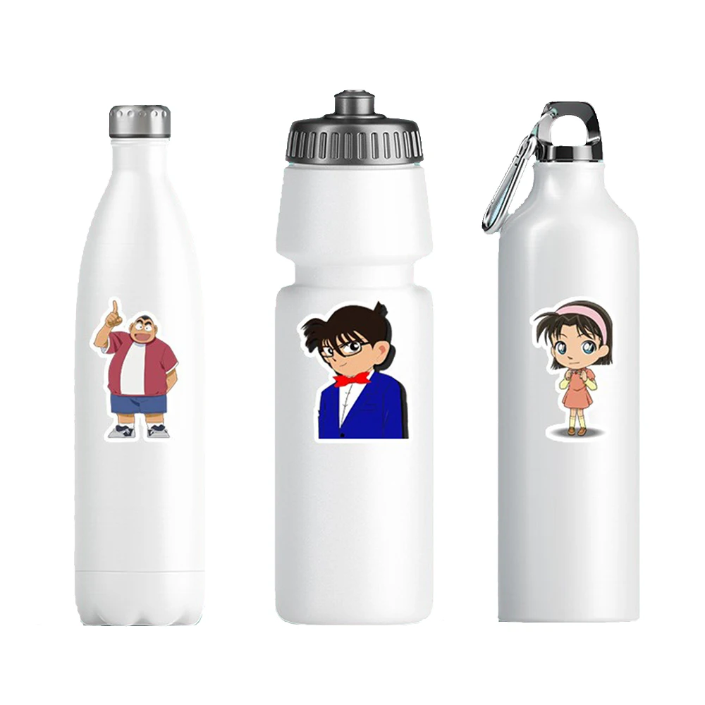 10/30/50PCS Detective Conan Anime Stickers Graffiti DIY Laptop Phone Scrapbook Skateboard Luggage Wall Cartoon Decal Kids Toys