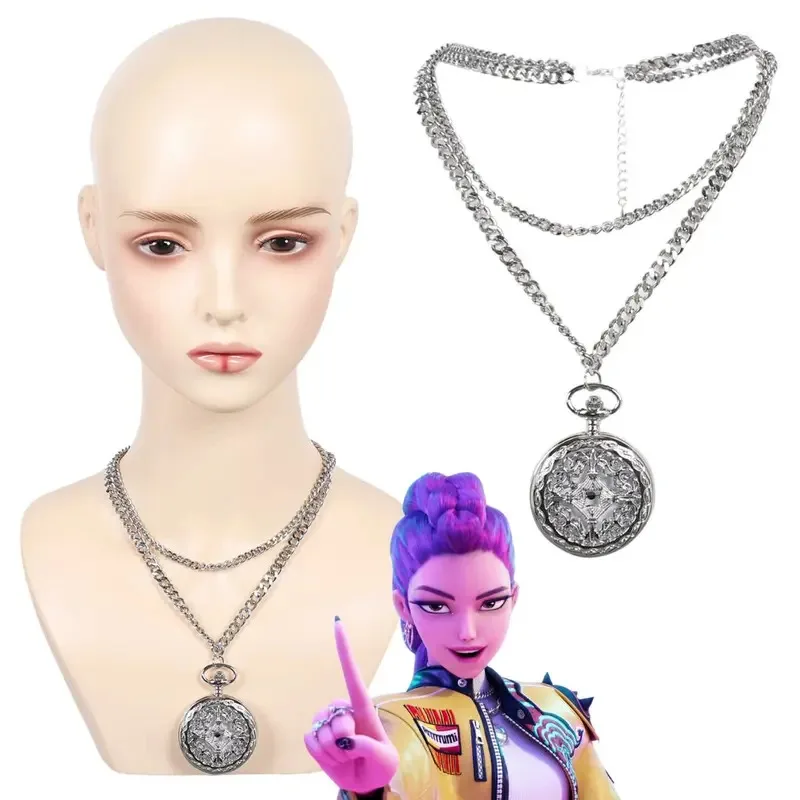 Rumi Kpop Demon Hunters Cosplay Necklace - Women's Kids' Roleplay Costume Accessory Ideal for Halloween Carnival Gifts