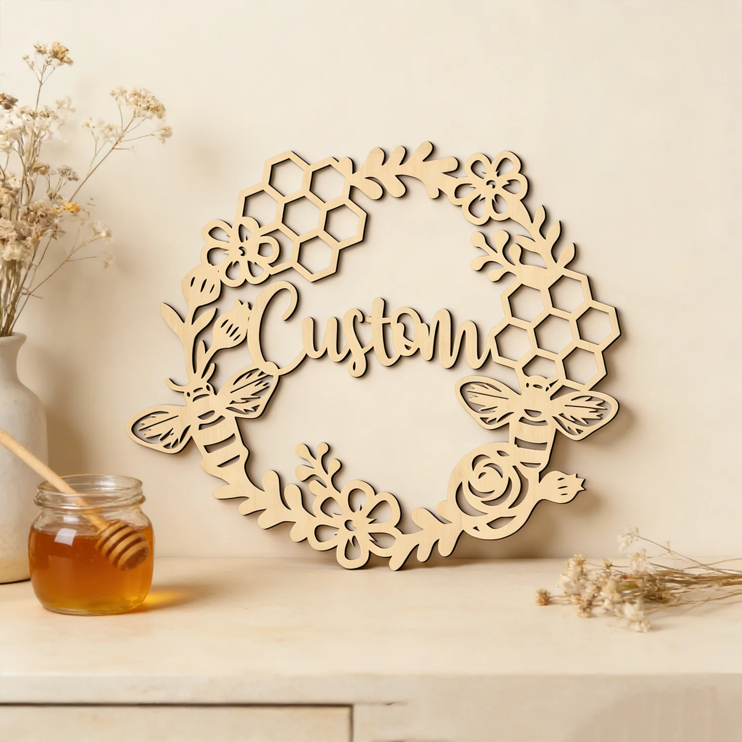 1 decorative plaque, custom name, meaningful, suitable for garden scenes, suitable for birthdays, nameplate