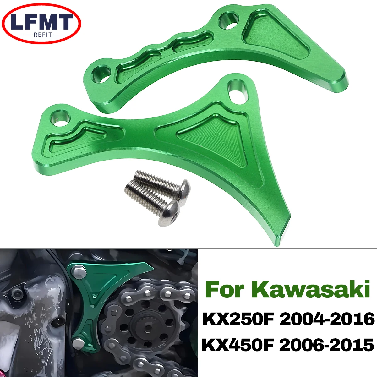 

Motocross Small Chain Gear Protection Cover For Kawasaki KX250F 2004-2016 KX450F 2006-2015 KX 250F 450F Motorcycle Accessories