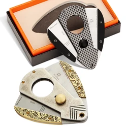 GALINER Cigar Cutter Stainless Steel Metal Classic Guillotine Cigar Accessories Tobacco Scissors Puro Cutter Charuto