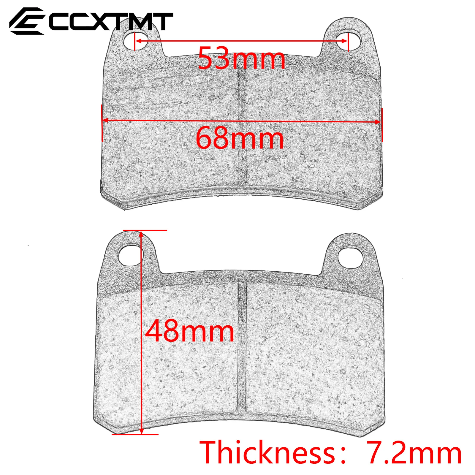 For Keeway RKV 125 150 200 Benelli BJ300 BJ300GS BN300 TNT 300 302 R 302S TNT25 Leoncino TRK251 BN251 Motocross Front Brake Pads