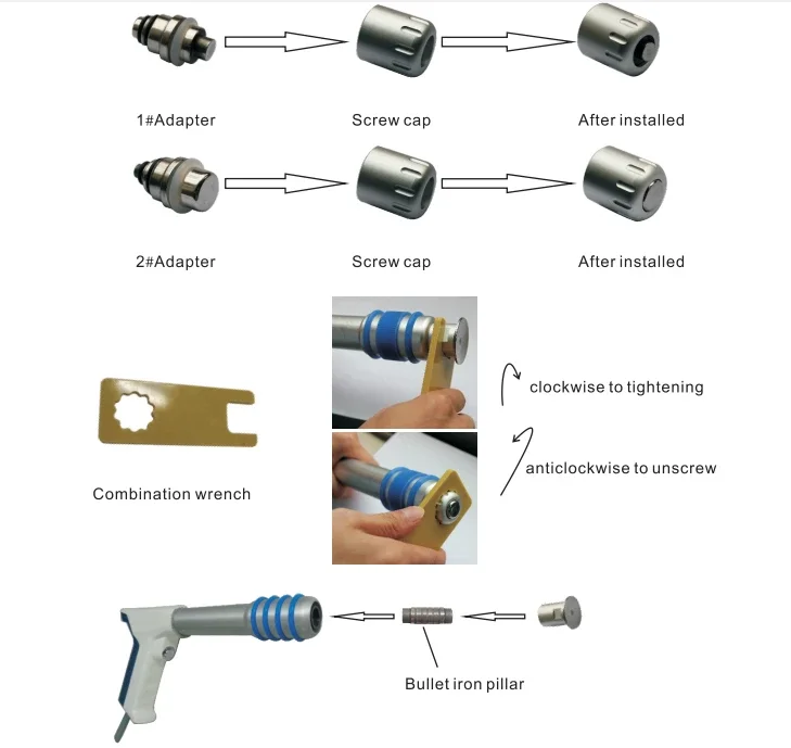 Hospital physical Shock wave therapy equipments apparatus for fast relieve pain SW9