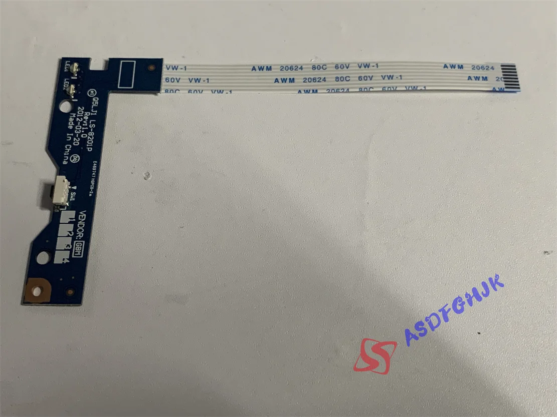 

Genuine Q5lji Ls-8201p FOR Acer Aspire M5-581t Power Button Board WITH CABLE fully tested