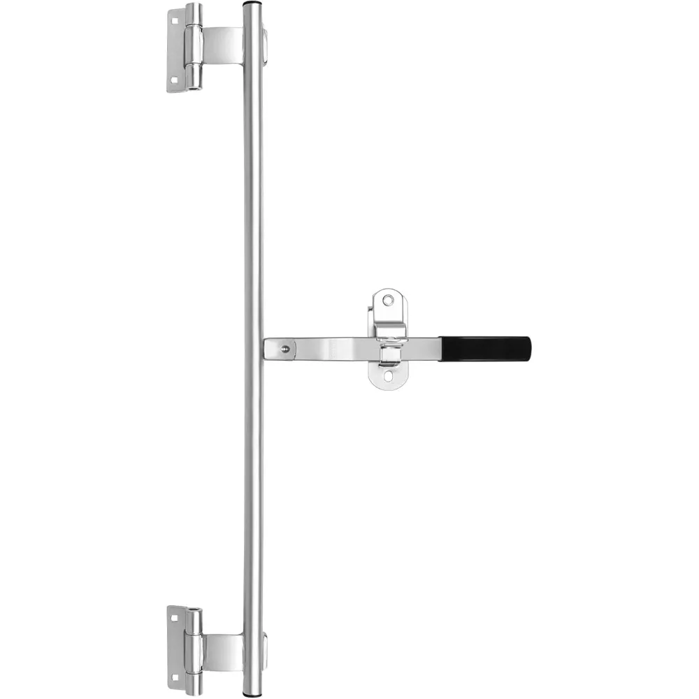 

QWORK Cargo Trailer Cambar Cam Bar Lock, 36 Trailer Door Latch, Zinc Plated, Folding Ramp Door, RV Hauler, Single Hinge Point &
