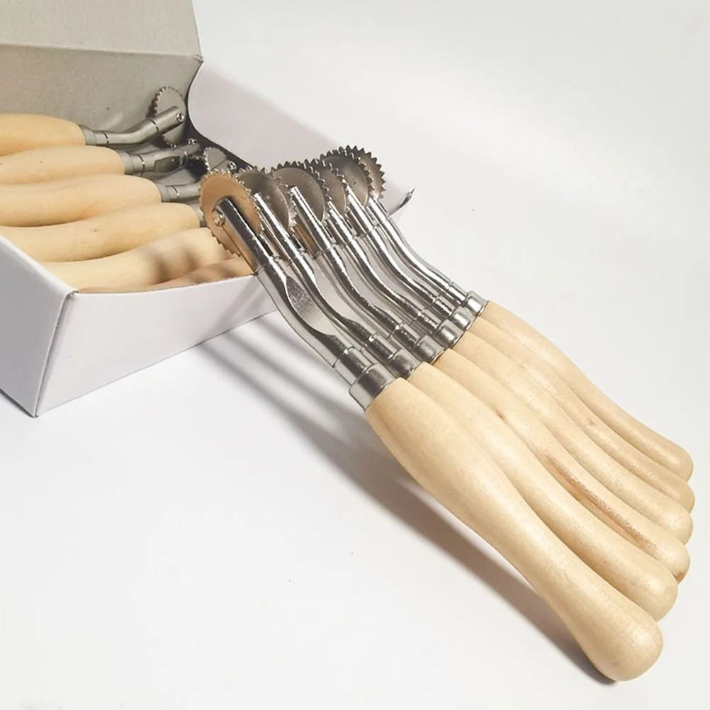 3 stücke Stich Nähen Rad Holzgriff Für Stoff Tracing Muster Darts Falten Taschen Schneider Werkzeug Handwerk Scannen Linie