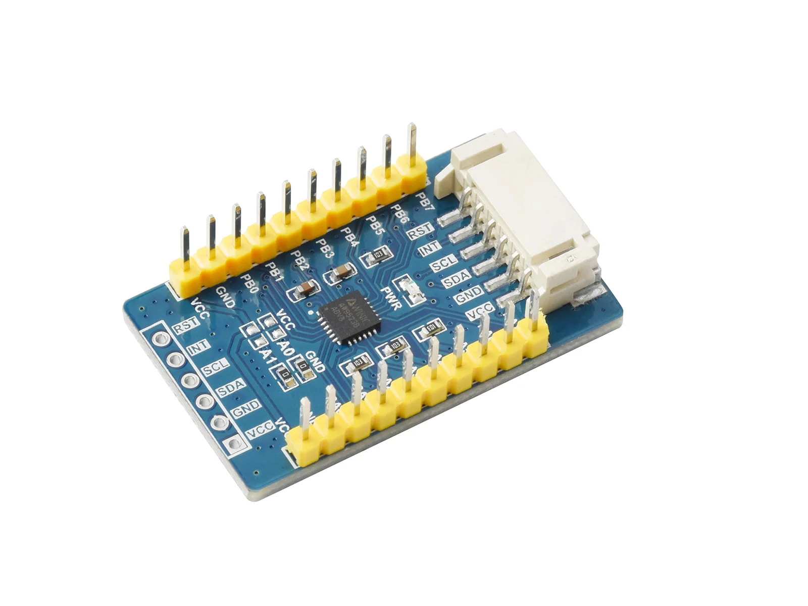 

AW9523B IO Expansion Board, I2C Interface, Expands 16 I/O Pins,Allows Using 4 Expansion Boards,Up To 64 I/O Ports