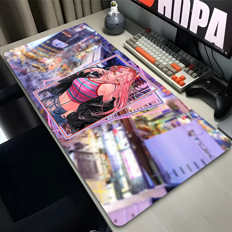 Mouse Pad Non Slip Rubber Mousepad Laptop Gamer Cabinet Keyboard Pad C-chainsaw Man Power Office Computer Gaming Desk Mouse Mat