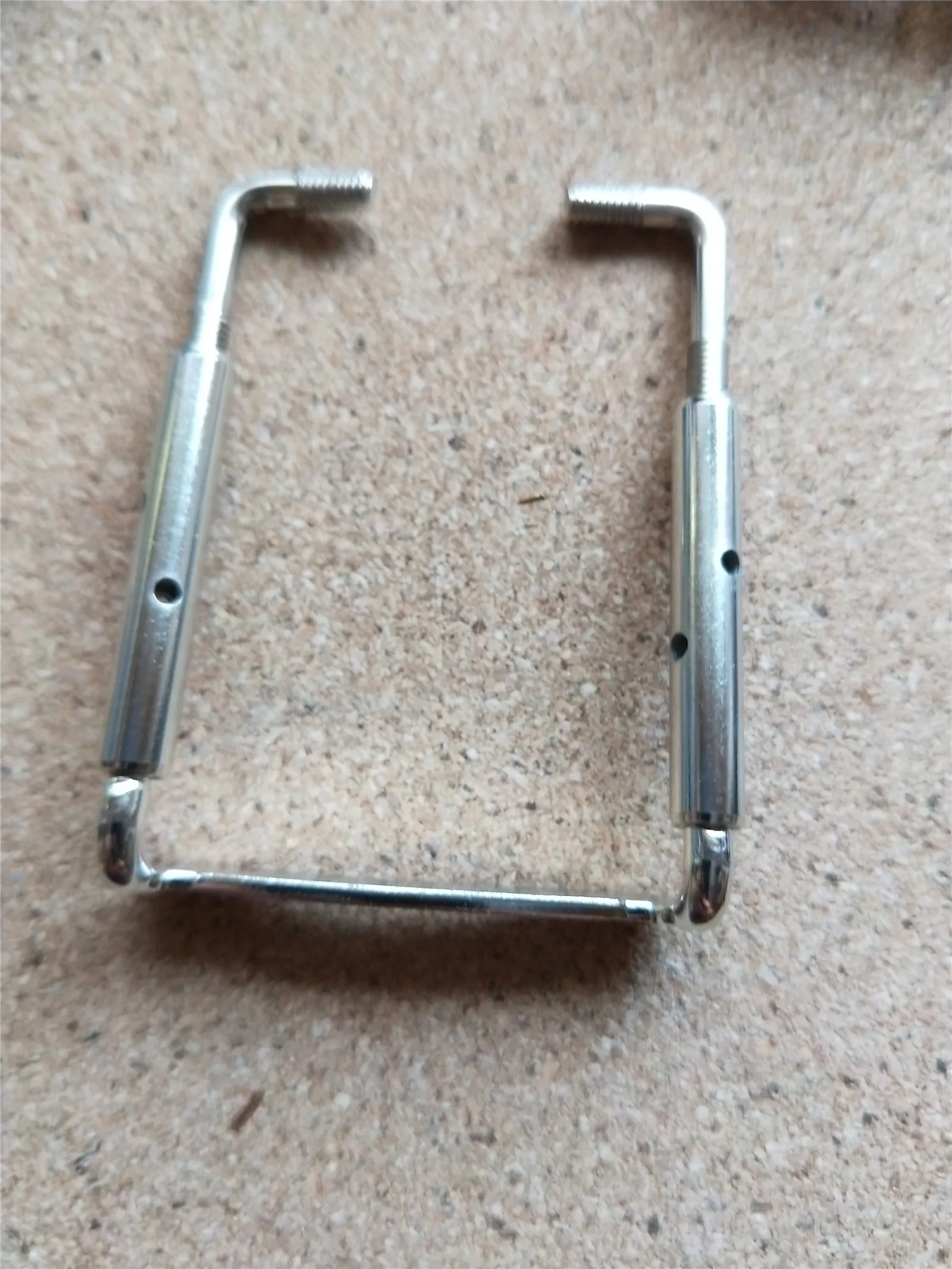 

10 PCs Silver Color Violin Chin Rest Clamps 3/4 to 4/4
