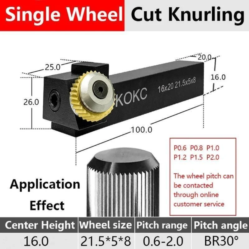 Stuka Cut Knurling 16*16mm 20*20mm 25*25mm Single Straight Wheel Tools