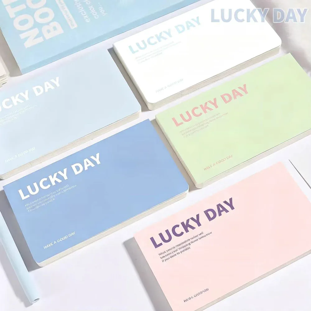 Macaron colored flip up notebook, simple and portable, student side scrolling notebook, office memo planner
