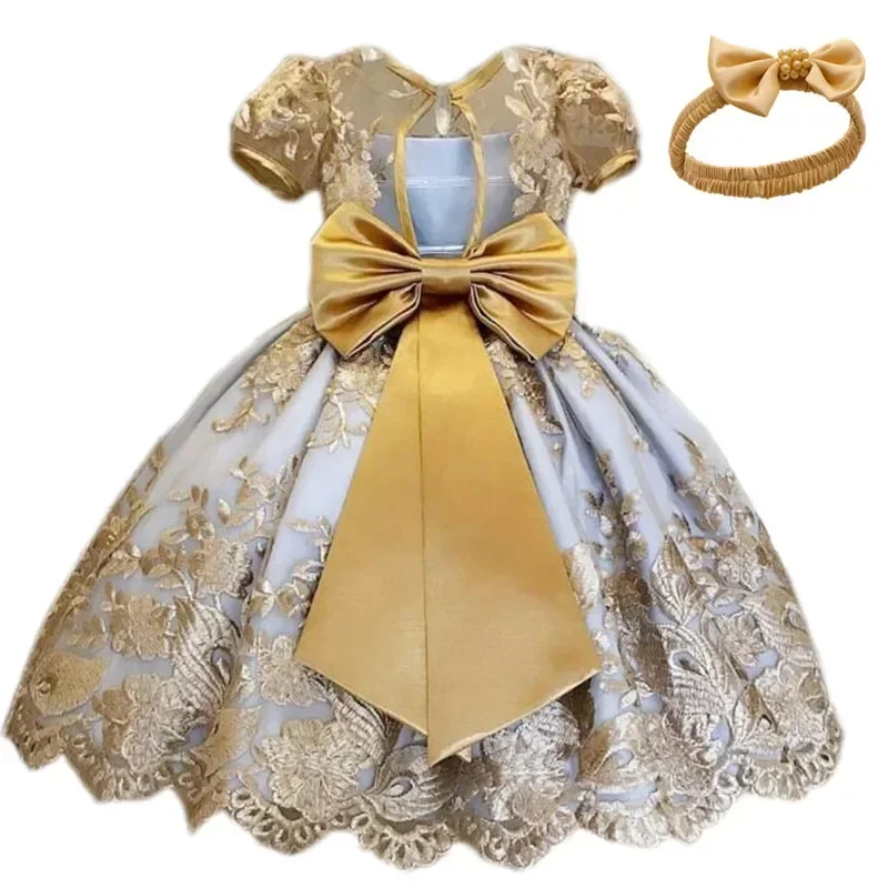 

Baby Girl Dress 1 Year Birthday 3 6 9 12 18 24 Months Toddler Girl Clothes Lace Christening Gown Princess Infant Party Dresses