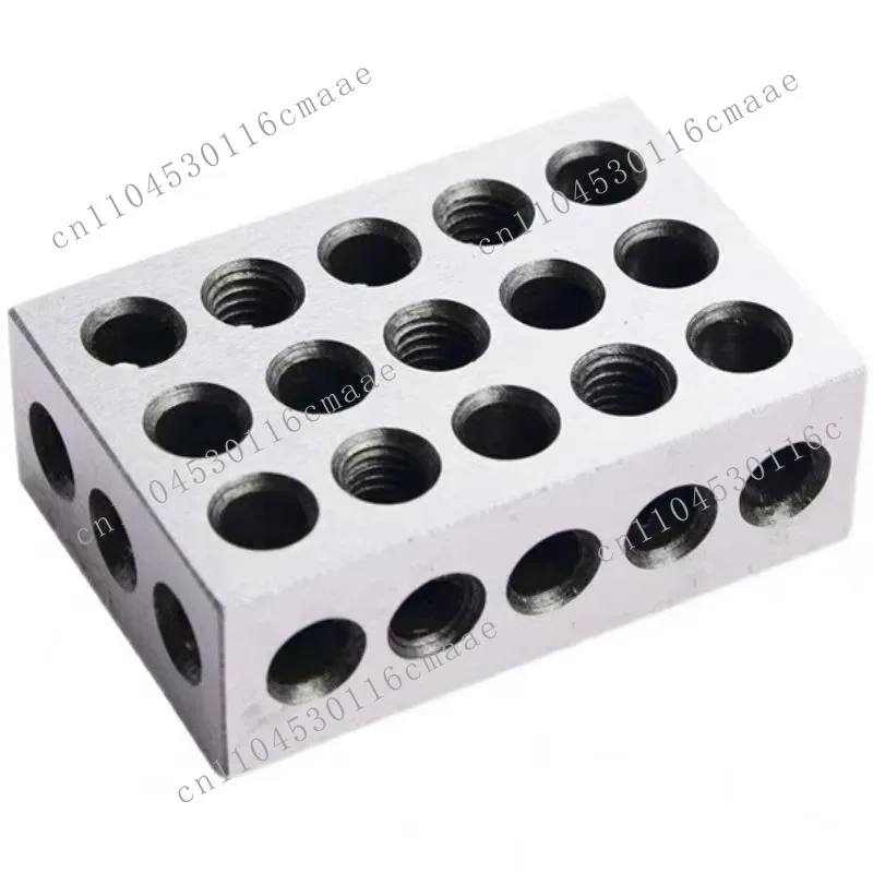 Machine Tools 2Pc Sparallel Clamping Block Set 23 Holes 1-2-3
