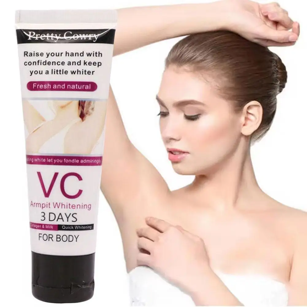 Armpit Body Whitening Cream Underarm Knee Dark Skin Bleaching Cream Moisturizing Brighten Body Lotion 50g For Women Men E4I9