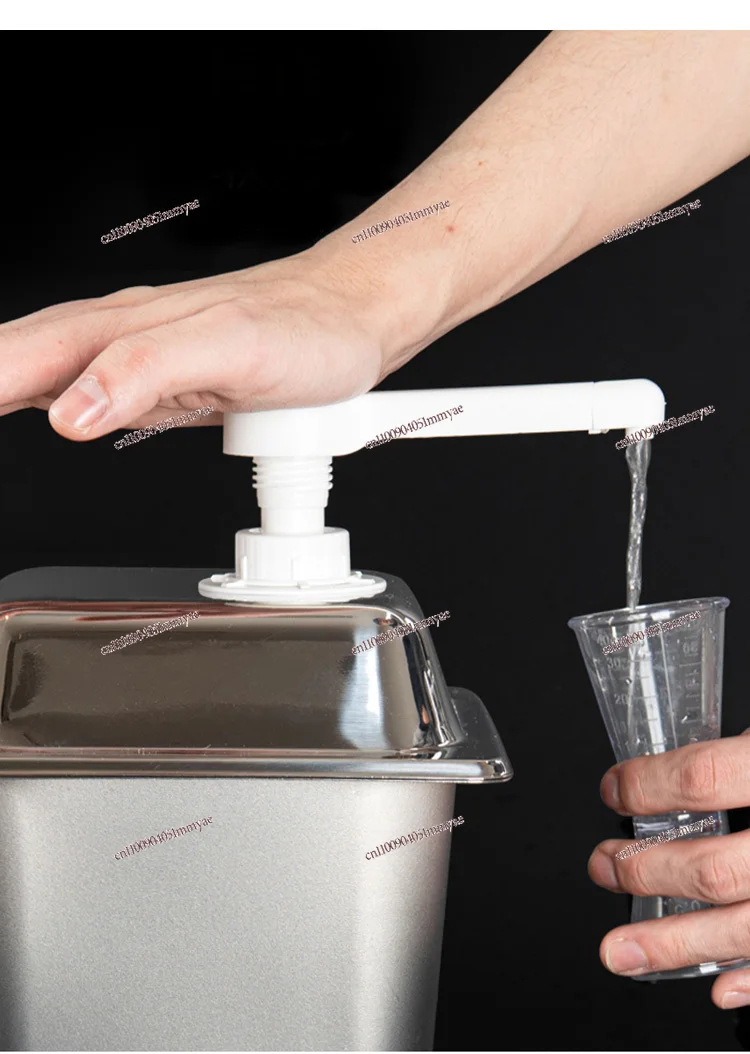 

Special sauce press pot Mocha jam pump Hand-pressed quantitative press bottle