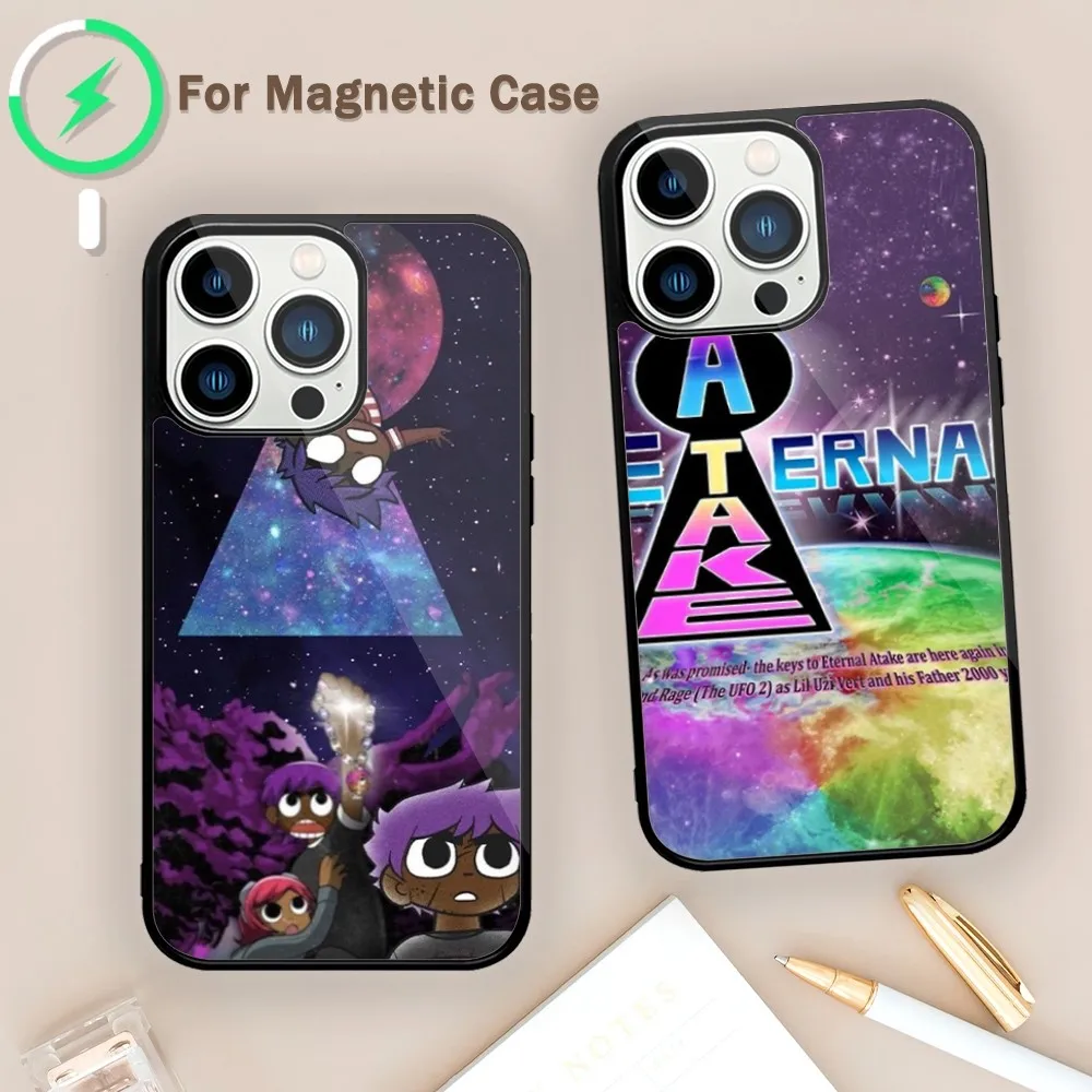 Lil Uzi V-Vert Eternal Atake Phone Case For Magnetic Attraction iPhone 11 12 13 14 15 Mini Pro XS Max X S Plus XR Shell