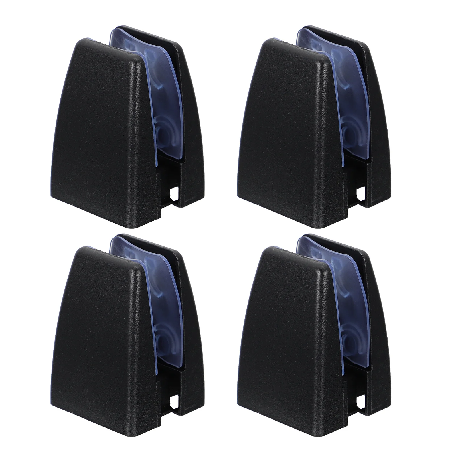 

4Pcs Aluminum Alloy Desk Baffle Clamps Black Durable Desk Partition Clip Holder Office Desktop Screen Divider Clamp Privacy