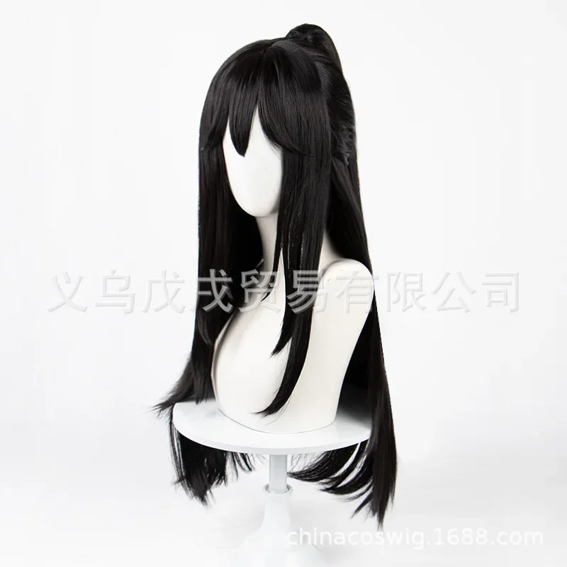 qwerrtyuio. 123456 Cosplay Wu Xiaoxiao Said Weird Fairy Li Huowang Cos Wig Natural Black Matching Ancient Costume Stasdffghjk 98