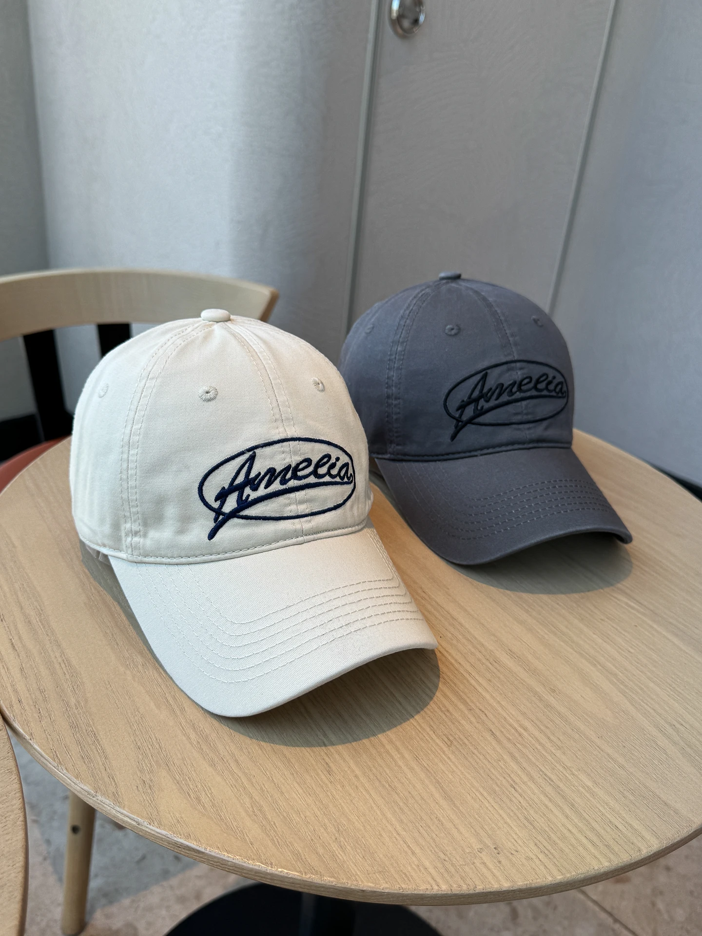

simple letter embroidery four seasons baseball cap men's and women's big head circumference trendy brand soft top sunshade cap