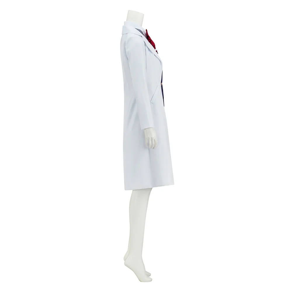 Ace Attorney Ema Skye Cosplay Costume Women Jacket Vest Skirt Suit Halloween Party  Outfit