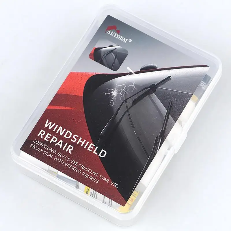 Cracked Windshield Repair Kit Weatherproof Liquid Glass Kit Set Universal Car Supplies Tool High Recovery Glass Repair Long