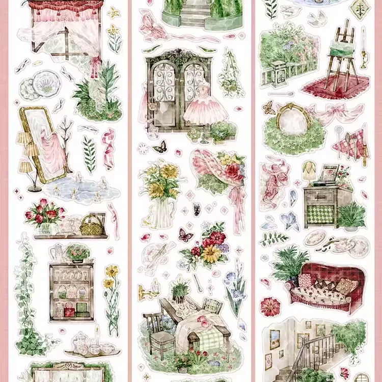 

1 Loop Indoor House Home Washi Pet Tape Sample - OKMT Crystal Die Cut Scrapbook Scrapbooking Journal