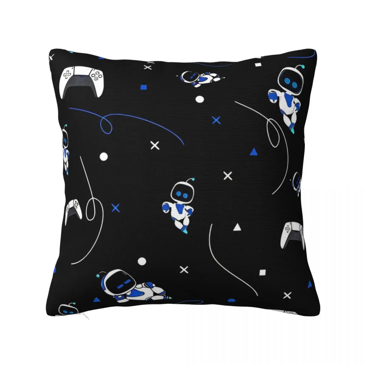 Astrobot Pattern Astros Game Pillowcase Printed Fabric Cushion Cover Decor Pillow Case Cover Living Room Wholesale 45X45cm