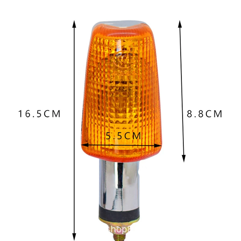 Motorcycle Turning Light for Suzuki Haojue Lifan Loncin Yamaha Jialing EN125 JC150 HJ125 DY125 GT125 QJ150 Silver Signal Flasher