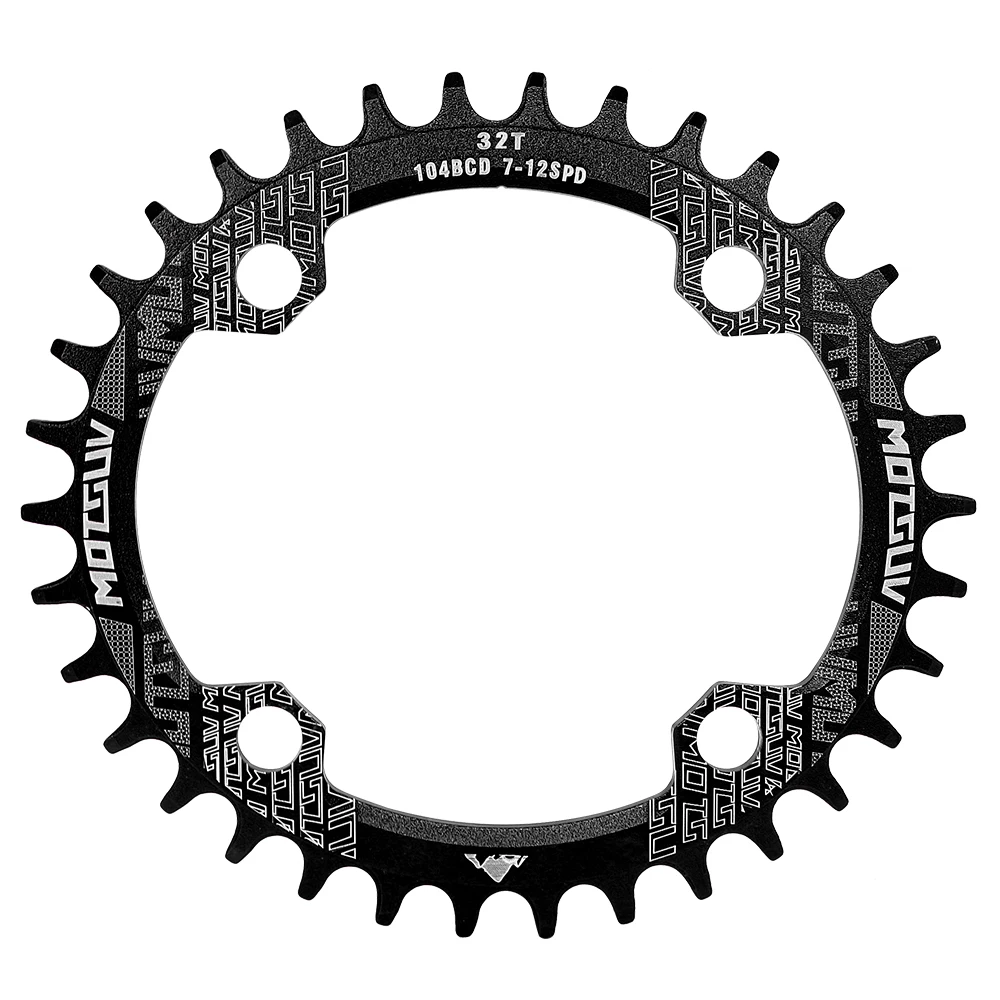 MOTSUV 104BCD Oval Narrow Wide Chainring  32T 34T 36T 38T Crankset Tooth Plate For MTB Mountain Bike Parts