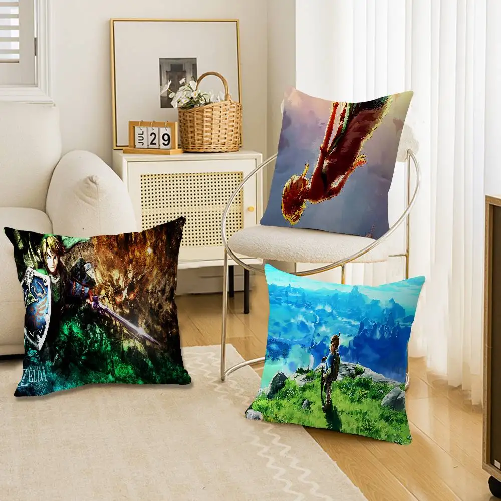 Video Game Legend Zeldas Cushion Cover Pillow Cover Decor Pillowcase Printed Cushion Case for Couch view 6
